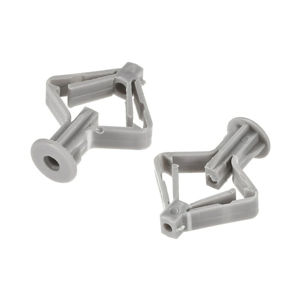 10X50mm Plastic Drywall Hollow Wall Anchors Expansion Pipe Gray 20 pcs