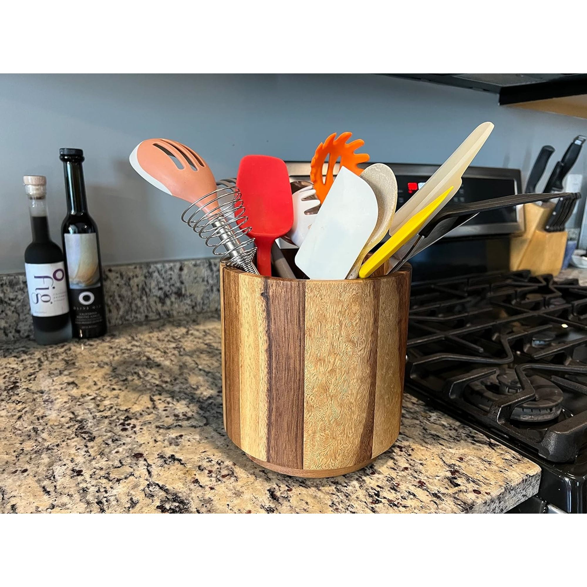 Lazy Susan Utensil Holder - Large 7