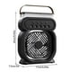 thumbnail image 5 of Portable Air Conditioner Misting Fan Mini Evaporative Air Cooler for Home, Office & Bedroom, 7-Color LED & 360 Cooling, USB Rechargeable, 5 of 5