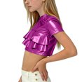 thumbnail image 3 of Disfraces de Niños Niños Primavera Y Verano Festival de Color Sólido Carnaval Fiesta Performance Cuello Redondo Camiseta Top para Niños Disfraz de Niño Pequeño, 3 of 7