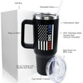 thumbnail image 2 of 40 oz Tumbler with Handle and Straw Lid Leak Proof | Best Dad Ever Christmas Birthday Gifts for Dad Father''s Day | Stainless Steel Cup Dishwasher Safe, 2 of 5