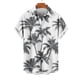 thumbnail image 3 of Mens Casual Manga Corta Botón Abajo Camisas Turndown Cuello Hawaii Impresión Botón Camisa Cardigan, 3 of 5