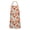 White Orange Sunflower, variant on Yellow Polka Dot Sunflower Pattern Apron-Garden Aprons for Women with Pockets-Cotton Linen Waterproof Kitchen Cooking Gardening Aprons Adjustable for Kitchen,Cooking,BBQ and Salon 33x27 Inch