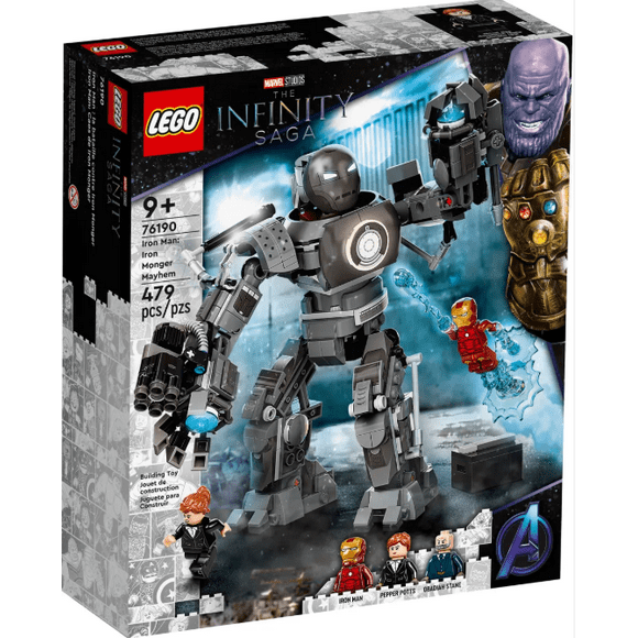 LEGO Marvel Iron Man Iron Monger Mayhem (76190) BRAND New Sealed Retired 🎁