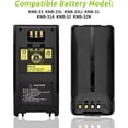 thumbnail image 3 of (6PCS) KNB-32N KNB-33L Battery [2500mAh Capacity] for Kenwood TK-3180 TK-2180 TK-2180K TK-3180K TK-5210 TK-5310 KNB-33 KNB-33Li KNB-31 KNB-31A KNB-32 KNB-43L KNB33L Battery, 3 of 8