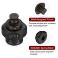 thumbnail image 4 of Uxcell Hydraulic Hole Punch Die 11mm for Angle Steel Iron Aluminum, Burgundy & Black, 4 of 5