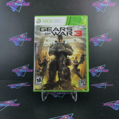 Restored Gears of War 3 Video Game Physical Shooter for Xbox 360