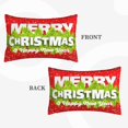 thumbnail image 4 of Bixox Merry Christmas Printed Pillow Protector,Super Soft Ideal for Home,Guests,Rentals - 14"x20", 4 of 8