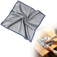 thumbnail image 2 of Microfiber Glass Cleaning Cloth, Thick Lint Free Glass Towels, Reusable Window Cleaning Cloth for Windshields, Lenses, Glasses, Mirrors & Windows, Polishing Silver, 2 of 9