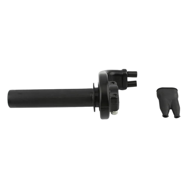 Almencla Motorcycle Quick Turn Throttle 7/8" Double Line Handle Motocross Accessories Black