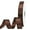 Brown, variant on Burgundy Double Face Ribbon 7/8 Inch 100 Yards
