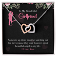 thumbnail image 2 of To My Girlfriend Most Beautiful Angel Inseparable Necklace, 2 of 7