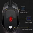 thumbnail image 4 of USB Wired Mouse RGB Colorful Gaming Mouse 1600 DPI Optical Wired Mouse Mice Ergonomic Mouse for PC Computer Desktop Macbook Pro - White, 4 of 5