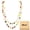 yellow, variant on Bocar Long Statement Necklaces for Women Trendy, Boho Costume Jewelry Layered Crystal Beaded Collar Necklaces for Women (NK-10084-Diva-Blue)