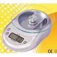 thumbnail image 3 of Electronic Kitchen Scale 5Kg/1G Cooking Tools Digital Weight Balance Food Diet Libra Postal Scales Clock Countdown Function ,Easy Reading, 3 of 6