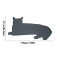 thumbnail image 3 of Winter Rug for Entrance Slim Cat Rug Cute Thin Pet Doormat Floor Mat Cat for Entry Home Kitty Silhouette, 3 of 3