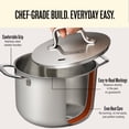thumbnail image 4 of Alva Maestro 5-Piece Stainless Steel Cookware Set Non-Toxic & Oven Safe, 4 of 11