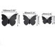 thumbnail image 3 of Brillar 12 pegatinas de mariposas 3D extraíbles y reutilizables para pared, pegatinas de PVC impermeables para el hogar, arte de la pared, decoración mural para dormitorio, apartamento, pega, 3 of 5