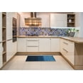 thumbnail image 6 of Ahgly Company Machine Washable Indoor Round Contemporary Deep-Sea Blue Area Rugs, 4' Round, 6 of 7