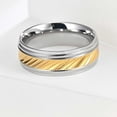 thumbnail image 4 of Qarigey Anillos Moda Punk Anillo Personalidad Minimalista Alianzas de boda Joyas Manos Mujeres Hombres Cumpleaños Encanto DIY Accesorios Ropa, zapatos y accesorios Miscelánea siete Qarigey AP017844-01, 4 of 6