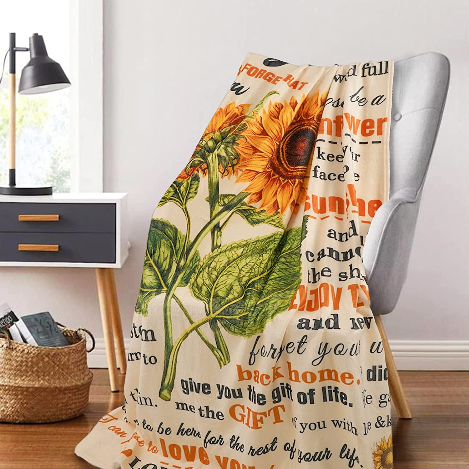 Blanket Gifts For Adult Daughter, You Are my Sunflower Hippie, Sentimental  Gifts For Daughter From Mom, Christmas Gifts Unique For Mother Daughter -  Sweet Family Gift