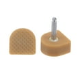 thumbnail image 4 of Uxcell 10 pares de puntas de reemplazo para tacones altos 8/9/10/11/12mm protectores de reparación de zapatos en forma de U tapas espigas beige, 4 of 5