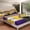 Purple Yellow, variant on Erosebridal American Football Twin Sheet Sets, Eat Sleep Bedding Twin Size, Sports Lover Bed Sheets Twin, Microfiber Room Decoration, 3-Piece
