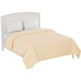 thumbnail image 7 of Bedford Homes 66A-25801 Solid Color Bed Quilt - Twin Size - Ivory, 7 of 7