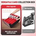 thumbnail image 3 of Card Storage Box for Trading Cards with Card Supporters, 3000+ MTG Deck Box with 24 Colorful Divider Tabs, Trading Card Storage with Viewing, 3 of 7