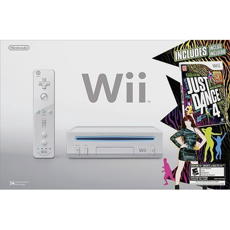 Wii Game Console with Just Dance 4 Bundle