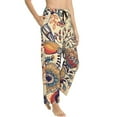 thumbnail image 3 of Kdxio Women's Comfy Stretch Floral With Birds And Fantasy FlowersPrint Drawstring Pajama Pants-X-Large, 3 of 9