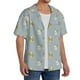 thumbnail image 2 of Fotbe Baby Elephant Giraffe Camisa Estampada de Manga Corta para Hombre, Casual de Verano, Estilo Playero, Sin Arrugas-Medium, 2 of 5