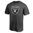 thumbnail image 2 of Men's Fanatics Heather Charcoal Las Vegas Raiders Primary Logo T-Shirt, 2 of 3