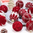 thumbnail image 4 of Mecorevxz Glitter Christmas Balls Ornaments, Flocked Christmas Tree Ball Ornaments, Christmas Large Velvet Balls Ornaments, Christmas Tree Hanging Ornament for Xmas Party Wedding Home, 4 of 7