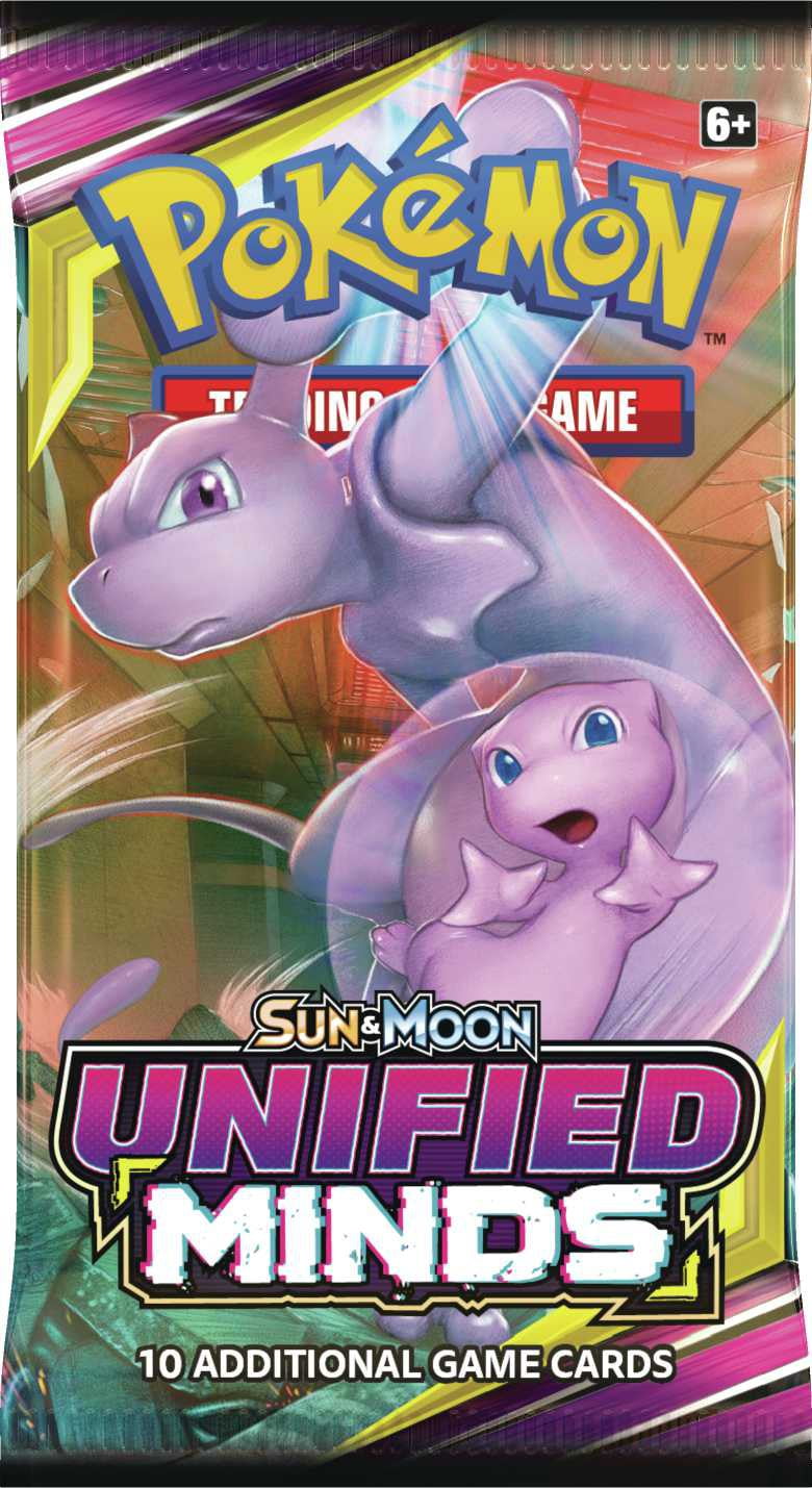 Sun & Moon Unified Minds Sleeved Booster Pack Pokemon TCG 