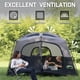 thumbnail image 4 of Carpa HAPPY TRAVEL para 6 Personas, Impermeable, Estilo Cabaña con Cubierta para Lluvia, 4 of 9
