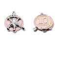 thumbnail image 2 of Money Amulet Mouse Rat on Coin Purse Charm Talisman for Attracting Wealth Gift for Money, 2 of 3