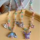 thumbnail image 2 of Nuevo collar de turmalina con cuentas de colores, collar de Coulomy con colgante de Hello Kitty con forma de ladrillo brillante, bonito perro canela para niños, 2 of 5