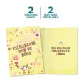 thumbnail image 5 of Tree-Free Greetings SS-Wedding Greeting Card 2 Pack, 100% Recycled Paper, 5x7, Felicidades Birds (GT64654), 5 of 6