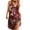 Red, variant on IROINNID Women's Shift Dress Summer Casual Sleeveless Loose Dress Prints Drop Waist Beach Dress