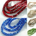 thumbnail image 1 of 100 Pcs Cube Crystal Rhinestone Loose Spacer 4mm Beads DIY Jewelry Findings, 1 of 7