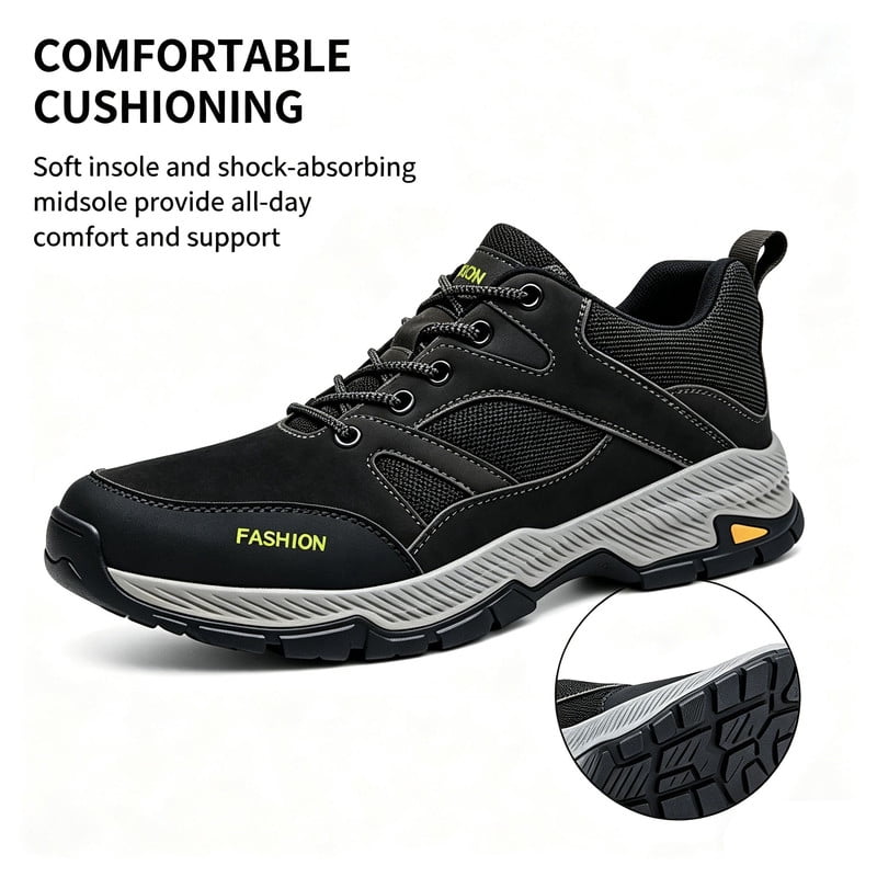 CHICVOMEY Comfortable Sneaker Men Lightweight Breathable Hiking Shoes Versatile Casual Athletic Shoes Ideal for Walking Hiking & Travel