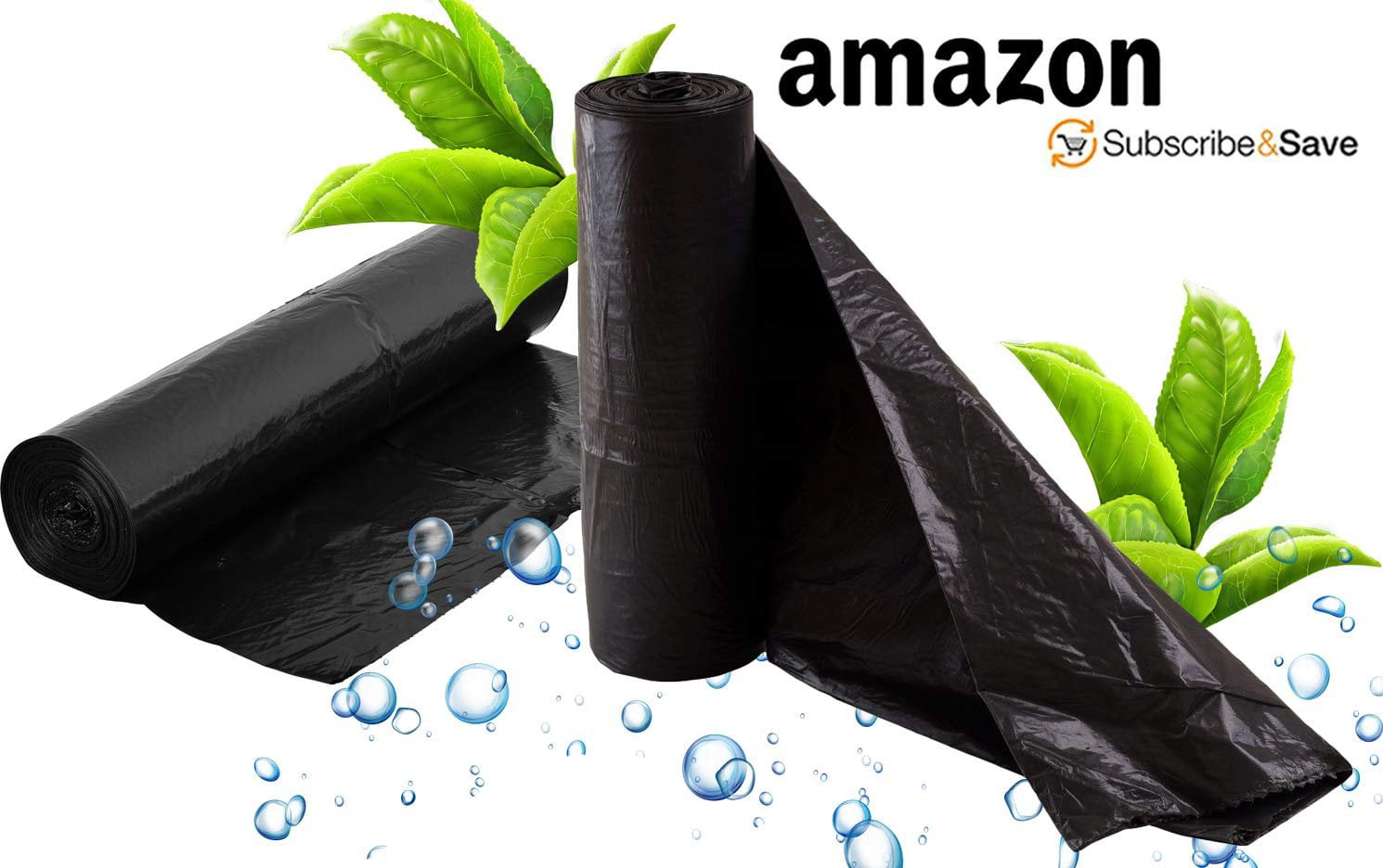 Dropship Pack Of 20 Black Garbage Bag Can Liners 38 X 58 Low