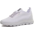 thumbnail image 6 of Geox D Spherica A Women's Lace Up Knitted Fabric Casual Sneakers In White Size 8, 6 of 6