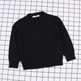 thumbnail image 3 of URMAGIC 1-8T Kid Boy Girl Sweater Toddler Solid Color Knitwear Long Sleeve Knitted Pullover Tops, 3 of 4