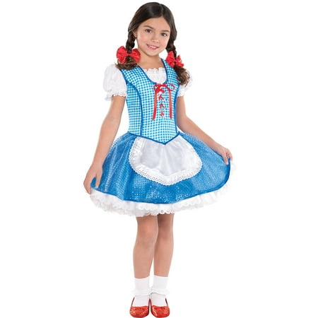 Suit Yourself Dorothy Halloween Costume for Girls, The Wizard of Oz, Includes Accessories