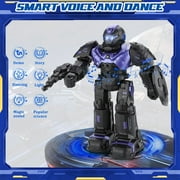 JBeeCtrl RC Robot Toys for Kids Age 5 to 7 Gesture Sensing Smart Robot with Talking, Singing, Dancing, Interactive Touch Sensor Boys Toys 8 to 11 Christmas Birthday Gifts for Boys(Purple)