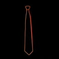 thumbnail image 3 of LED Light Up Neck Tie Glow Light Up Tie Neon Led Ties LED Light Up Tie Cool Novedad Corbata para fiesta (naranja), 3 of 5