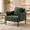 Green01, variant on Gewnee Modern Accent Chair,32 Inch Curved Armrest Fabric Chair with Pillow,Lounge Chair for Living Room,Bedroom,Office,Green