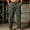 Army Green, variant on WRFWUL Mens Casual Cargo Pants Elastic Waist Drawstring Sweatpants Outdoor Hiking Travel Trousers with Multiple Pockets